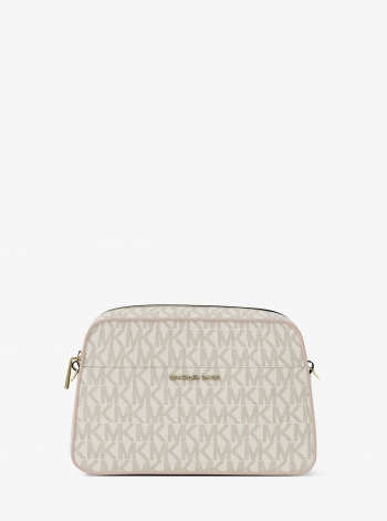MICHAEL Michael Kors Jet Set Small Signature Logo Camera Crossbody Bag