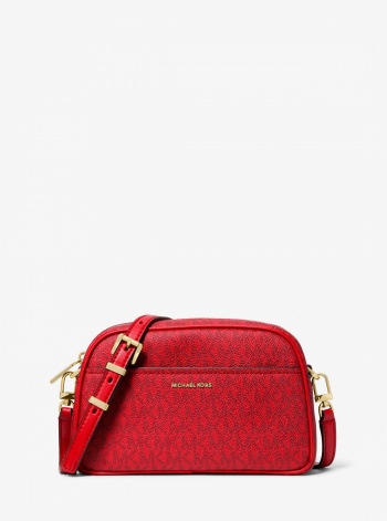 Michael Kors Jet Set Small Signature Logo Camera Crossbody Bag