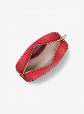 Michael Kors Jet Set Small Signature Logo Camera Crossbody Bag