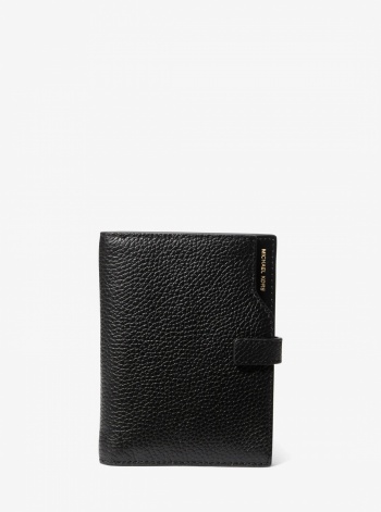 Michael Kors Jet Set Pebbled Leather Passport Wallet