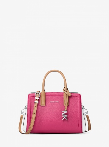 Michael Kors Laila Extra-Small Color-Block Leather Crossbody Bag