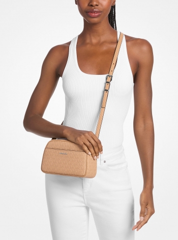 MICHAEL Michael Kors Jet Set Small Signature Logo Camera Crossbody Bag