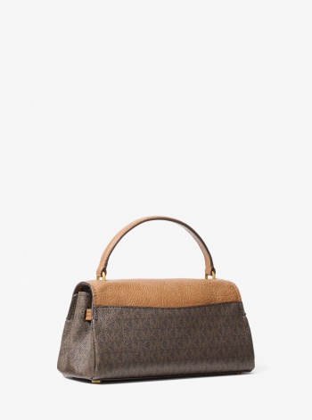 Michael Kors Hamilton Moderne Extra-Small Signature Logo Slouchy Crossbody Bag