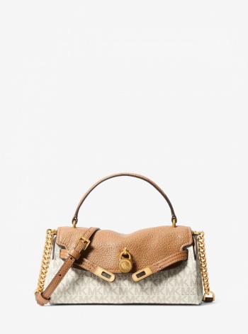 Michael Kors Hamilton Moderne Extra-Small Signature Logo Slouchy Crossbody Bag