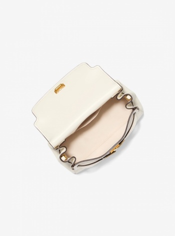 Michael Kors Hamilton Moderne Extra-Small Textured Leather Slouchy Crossbody Bag