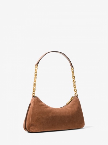 Michael Kors Nolita Medium Hand-Woven Leather Chain Pochette