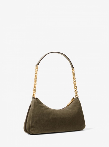 Michael Kors Nolita Medium Hand-Woven Leather Chain Pochette
