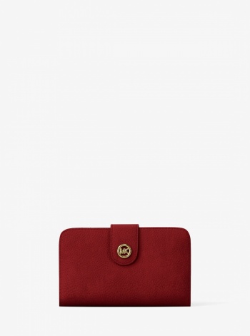 Michael Kors MK Pop Charm Medium Nubuck Wallet
