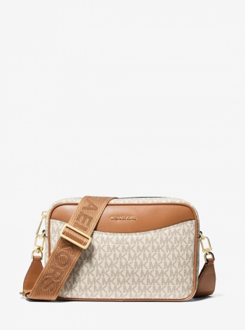 Michael Kors Bev Large Signature Logo Crossbody Bag