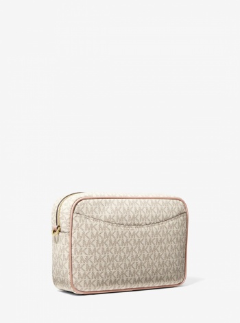 Michael Kors Bev Large Signature Logo Crossbody Bag