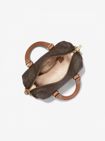 Michael Kors Teddi Extra-Small Signature Logo Slouchy Crossbody Bag