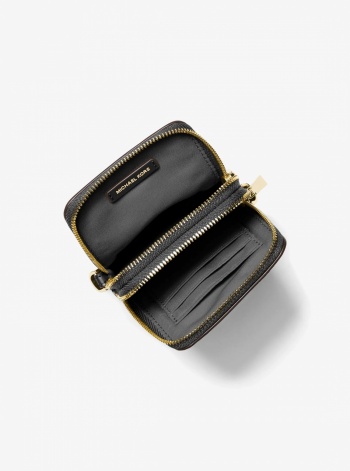Michael Kors Jet Set Small Pebbled Leather Smartphone Crossbody Bag