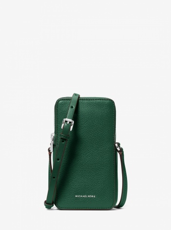 Michael Kors Jet Set Small Leather Smartphone Crossbody Bag