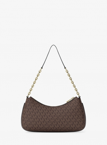 MICHAEL Michael Kors Nolita Medium Signature Logo Chain Pochette