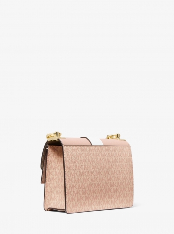 MICHAEL Michael Kors Greenwich Small Color-Block Logo and Saffiano Leather Crossbody Bag