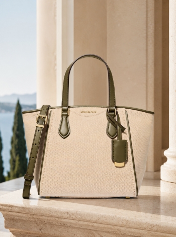 MICHAEL Michael Kors Taryn Small Canvas Convertible Crossbody Bag