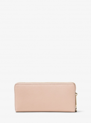 Michael Kors Leather Continental Wristlet