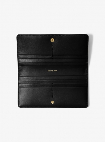 MICHAEL Michael Kors Bryant Large Pebbled Leather Snap-Front Wallet