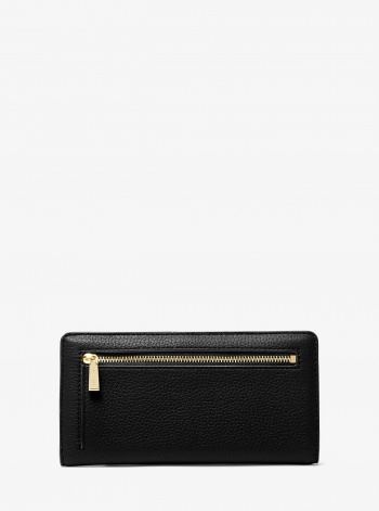 Michael Kors Bryant Large Pebbled Leather Snap-Front Wallet