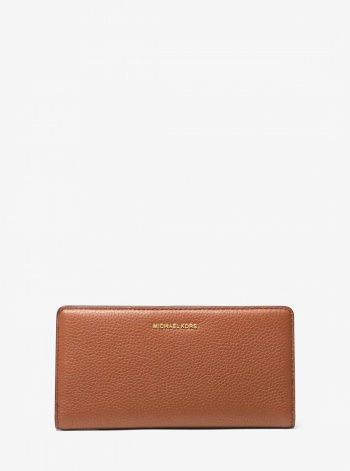 Michael Kors Bryant Large Pebbled Leather Snap-Front Wallet