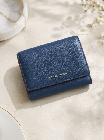 MICHAEL Michael Kors Bryant Medium Pebbled Leather Wallet