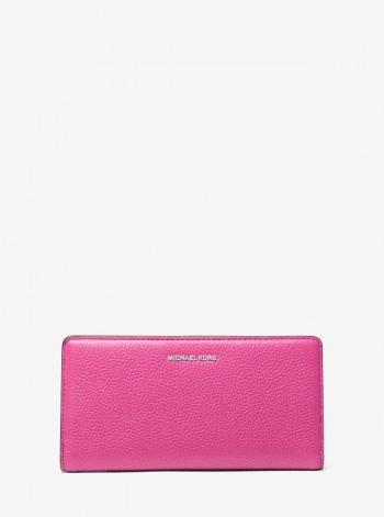 Michael Kors Bryant Large Pebbled Leather Snap-Front Wallet