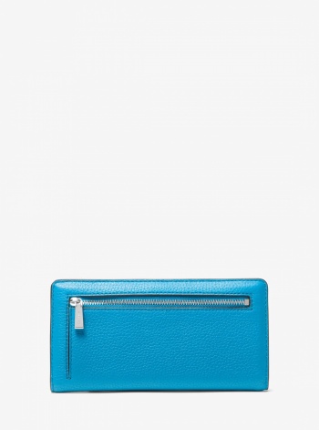 Michael Kors Bryant Large Pebbled Leather Snap-Front Wallet