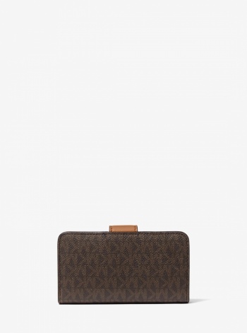 Michael Kors MK Pop Charm Medium Signature Logo Wallet