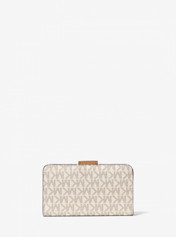 Michael Kors MK Pop Charm Medium Signature Logo Wallet