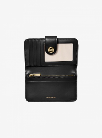 Michael Kors MK Pop Charm Medium Pebbled Leather Wallet