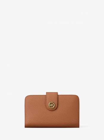 Michael Kors MK Pop Charm Medium Pebbled Leather Wallet