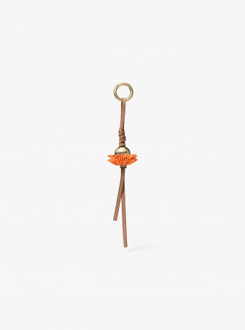 Michael Kors Leather Flower Bag Charm