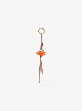 Michael Kors Leather Flower Bag Charm