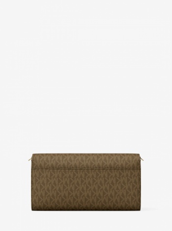 Michael Kors Jet Set Small Signature Logo Convertible Crossbody Bag