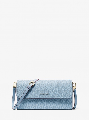 Michael Kors Jet Set Small Signature Logo Convertible Crossbody Bag