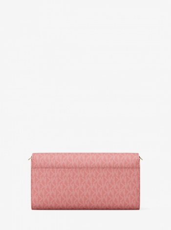 Michael Kors Jet Set Small Signature Logo Convertible Crossbody Bag