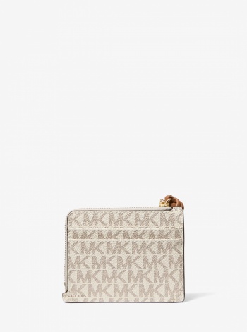 Michael Kors Jet Set Small Signature Logo Card Case Wristlet