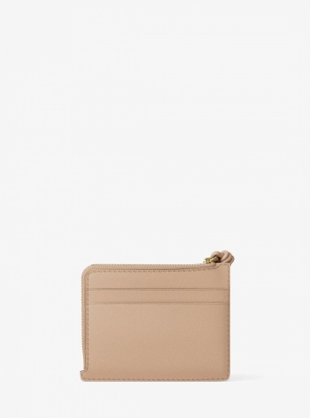 Michael Kors Jet Set Small Pebbled Leather Card Case Wristlet