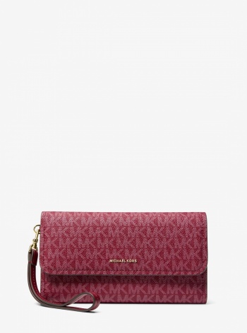 Michael Kors Jet Set Medium Signature Logo Convertible Wristlet