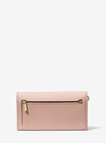 Michael Kors Jet Set Medium Pebbled Leather Smartphone Wristlet