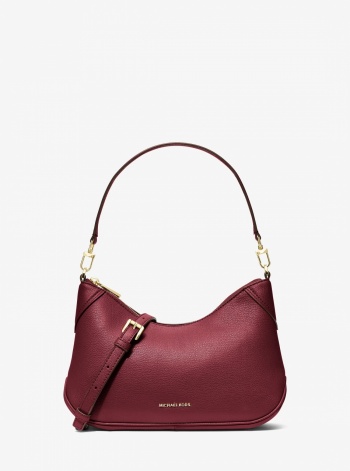 Michael Kors Jet Set Medium Leather Convertible Crossbody Bag
