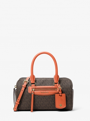 MICHAEL Michael Kors Jet Set Travel Extra-Small Signature Logo Duffel Crossbody Bag