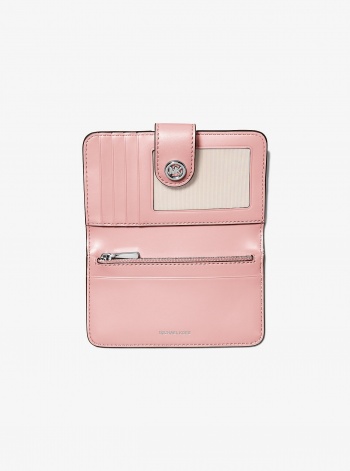 Michael Kors MK Pop Charm Medium Pebbled Leather Wallet