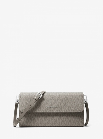 Michael Kors Jet Set Small Signature Logo Convertible Crossbody Bag