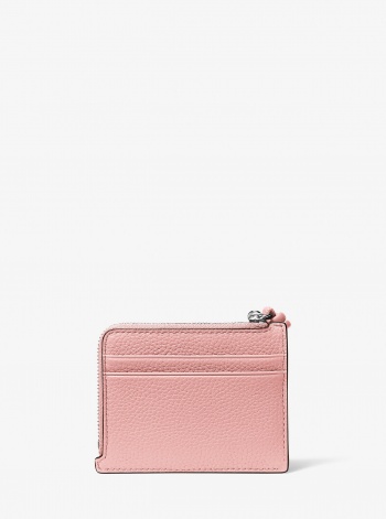 Michael Kors Jet Set Small Pebbled Leather Card Case Wristlet