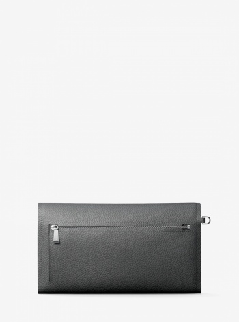 Michael Kors Jet Set Medium Pebbled Leather Convertible Wristlet