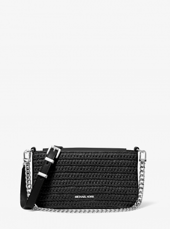 MICHAEL Michael Kors Bryant Small Crocheted Convertible Crossbody Pochette