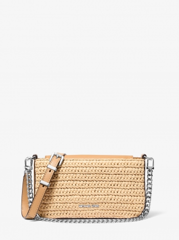 MICHAEL Michael Kors Bryant Small Crocheted Convertible Crossbody Pochette