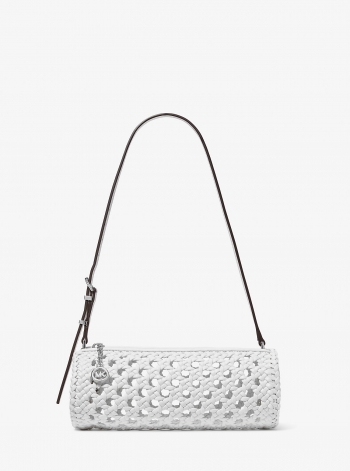 MICHAEL Michael Kors Izzy Small Crocheted Barrel Pochette