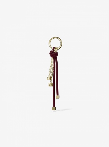 Gold-Tone and Cord Bag Charm